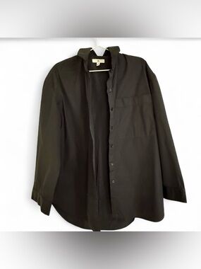 Black button-down from Banana Republic, size small